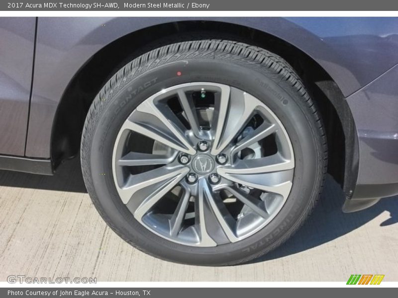 Modern Steel Metallic / Ebony 2017 Acura MDX Technology SH-AWD