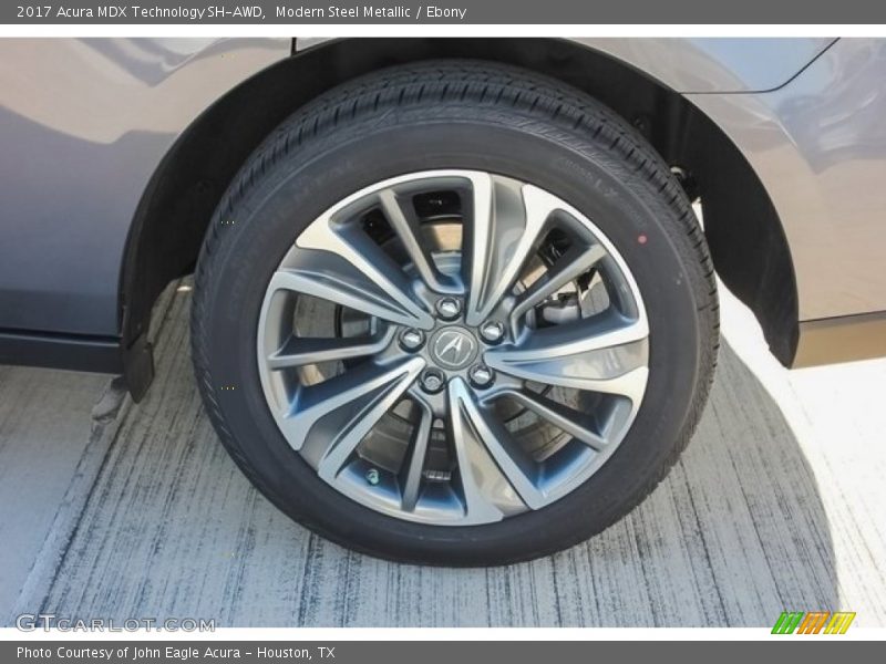 Modern Steel Metallic / Ebony 2017 Acura MDX Technology SH-AWD