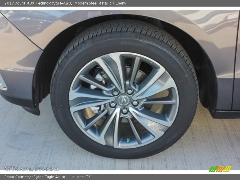 Modern Steel Metallic / Ebony 2017 Acura MDX Technology SH-AWD