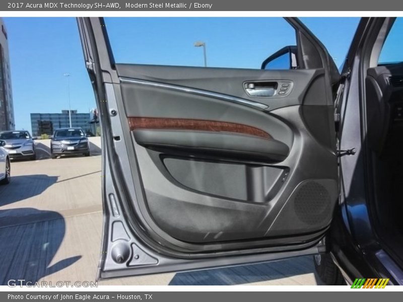 Modern Steel Metallic / Ebony 2017 Acura MDX Technology SH-AWD