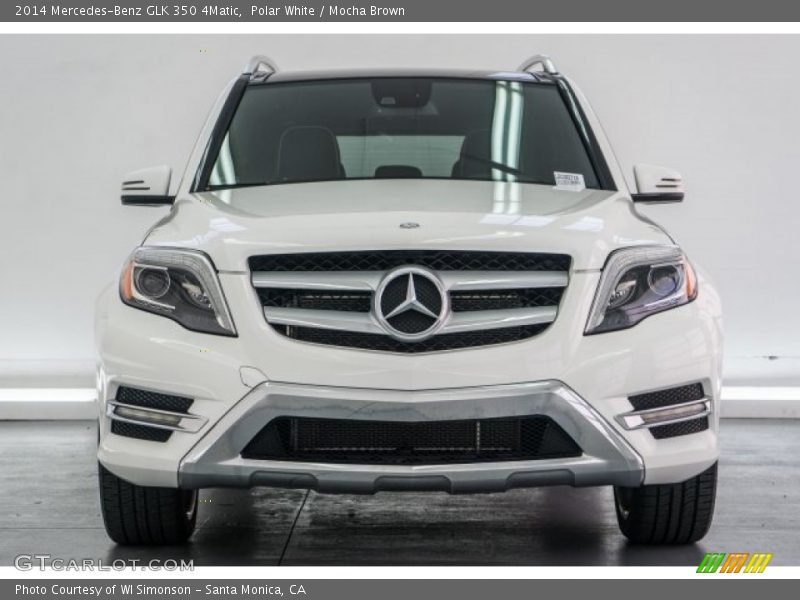 Polar White / Mocha Brown 2014 Mercedes-Benz GLK 350 4Matic