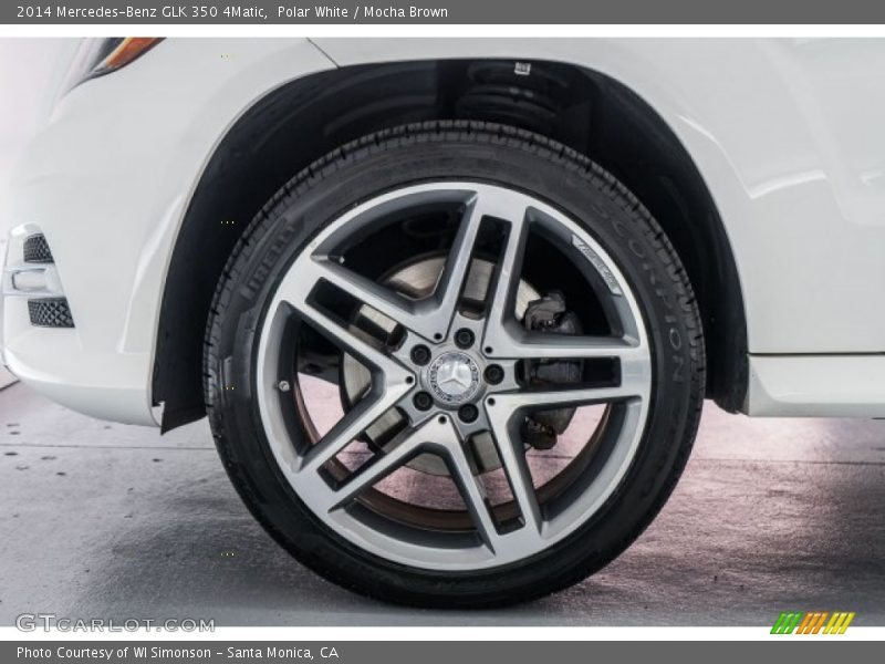 Polar White / Mocha Brown 2014 Mercedes-Benz GLK 350 4Matic