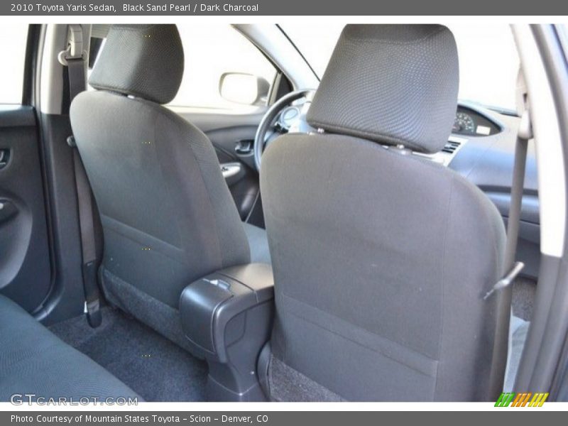 Black Sand Pearl / Dark Charcoal 2010 Toyota Yaris Sedan