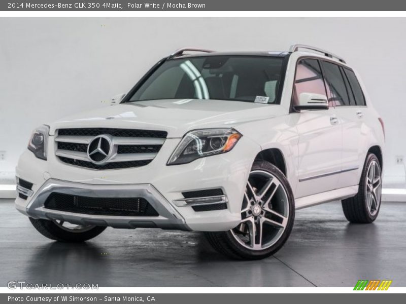 Polar White / Mocha Brown 2014 Mercedes-Benz GLK 350 4Matic