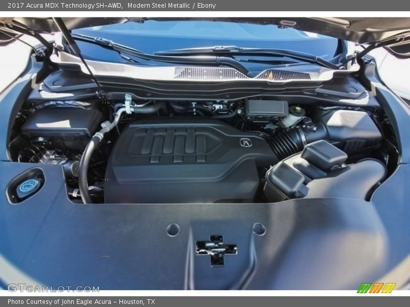 Modern Steel Metallic / Ebony 2017 Acura MDX Technology SH-AWD