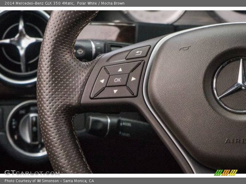 Polar White / Mocha Brown 2014 Mercedes-Benz GLK 350 4Matic