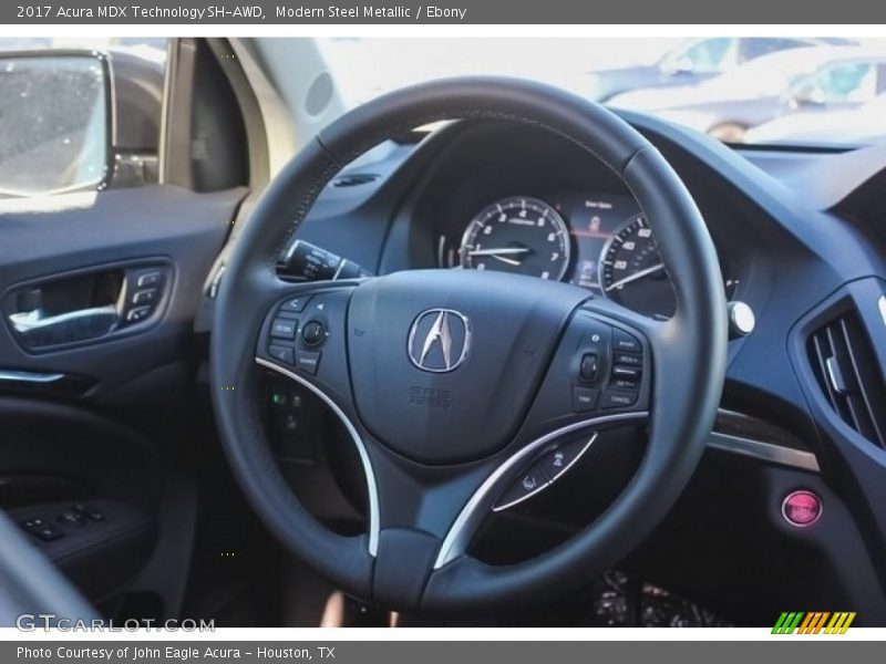 Modern Steel Metallic / Ebony 2017 Acura MDX Technology SH-AWD