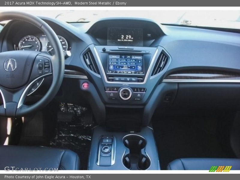 Modern Steel Metallic / Ebony 2017 Acura MDX Technology SH-AWD
