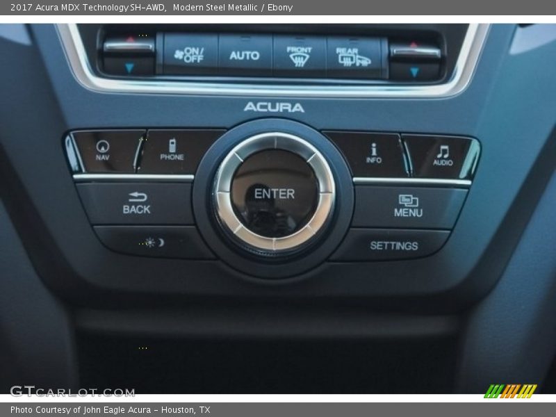 Modern Steel Metallic / Ebony 2017 Acura MDX Technology SH-AWD