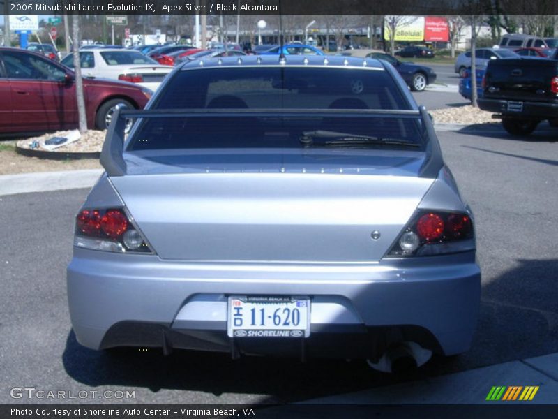 Apex Silver / Black Alcantara 2006 Mitsubishi Lancer Evolution IX