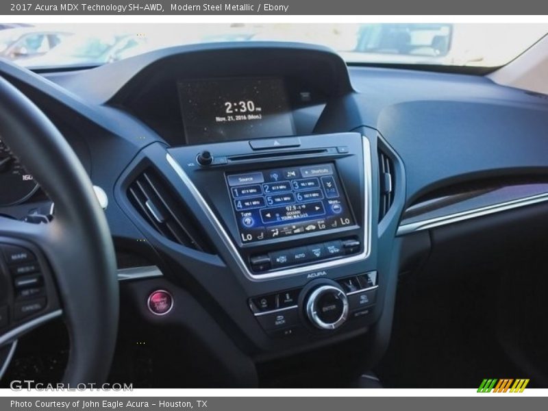 Modern Steel Metallic / Ebony 2017 Acura MDX Technology SH-AWD