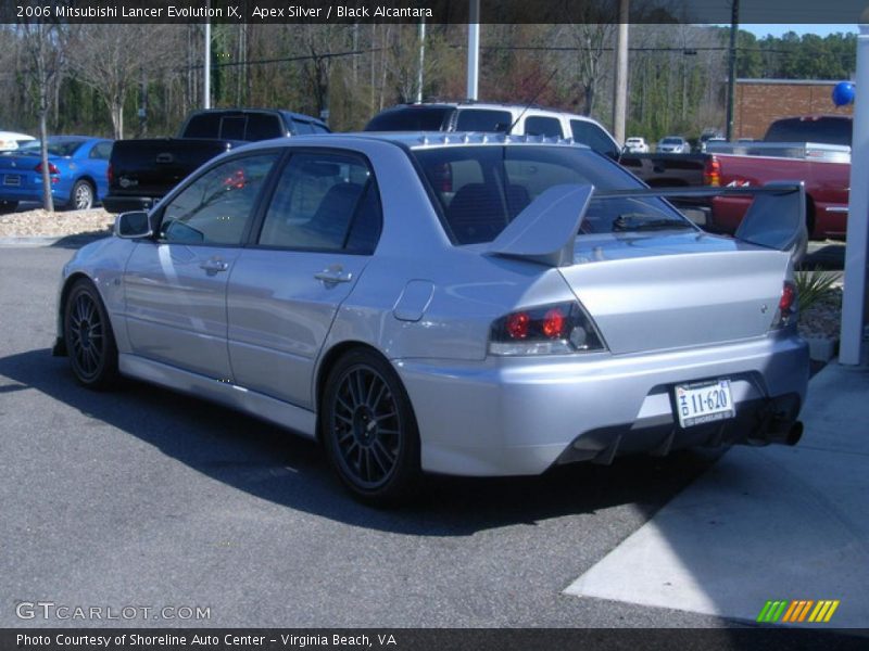 Apex Silver / Black Alcantara 2006 Mitsubishi Lancer Evolution IX