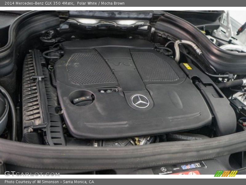 Polar White / Mocha Brown 2014 Mercedes-Benz GLK 350 4Matic