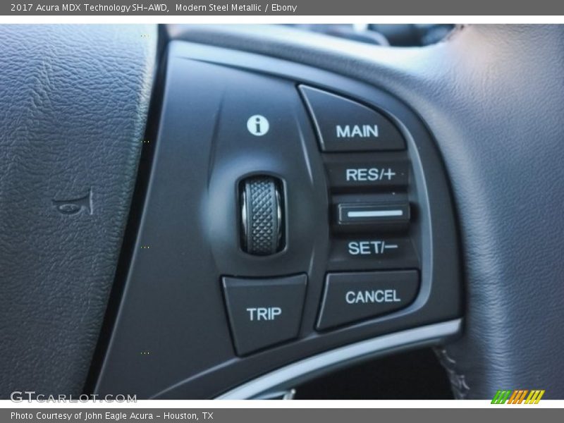 Modern Steel Metallic / Ebony 2017 Acura MDX Technology SH-AWD