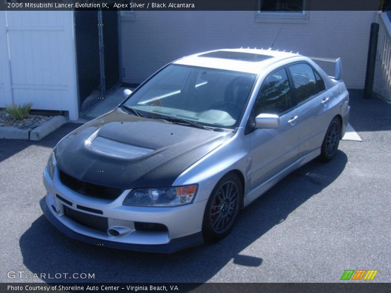 Apex Silver / Black Alcantara 2006 Mitsubishi Lancer Evolution IX