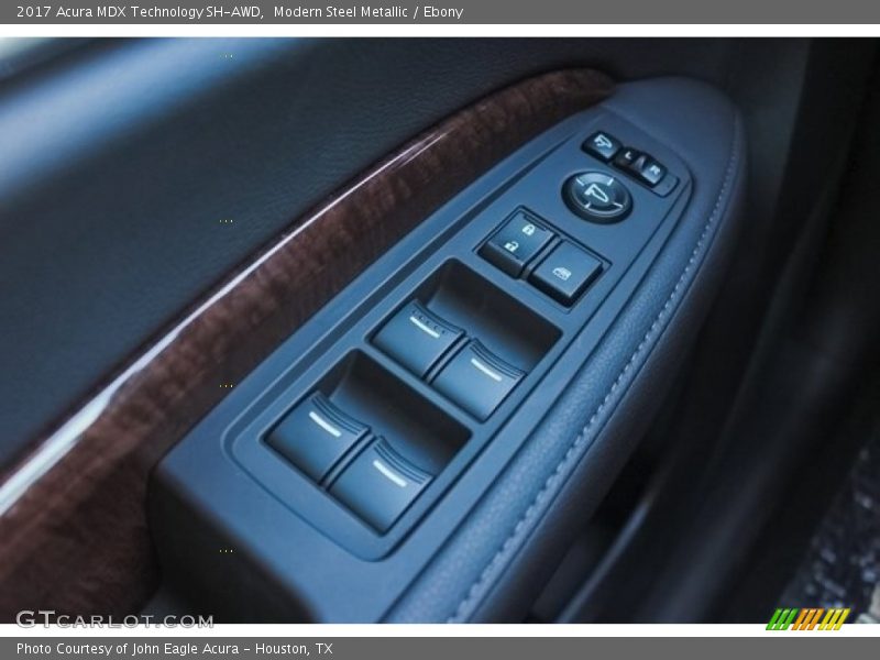 Modern Steel Metallic / Ebony 2017 Acura MDX Technology SH-AWD