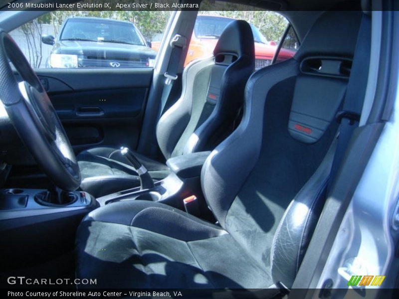 Apex Silver / Black Alcantara 2006 Mitsubishi Lancer Evolution IX
