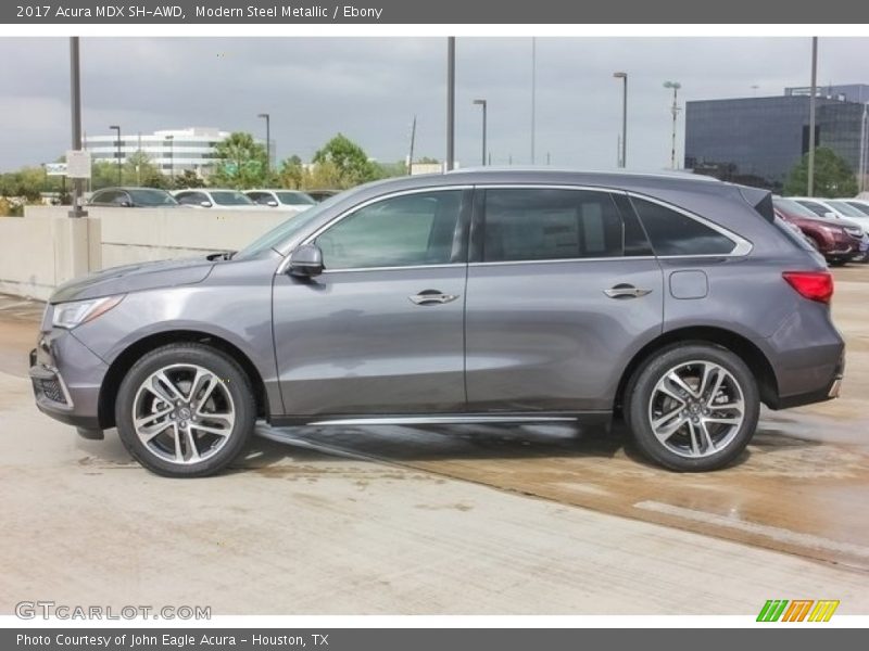Modern Steel Metallic / Ebony 2017 Acura MDX SH-AWD
