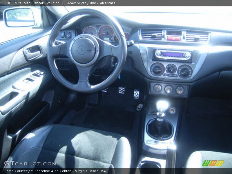 Apex Silver / Black Alcantara 2006 Mitsubishi Lancer Evolution IX