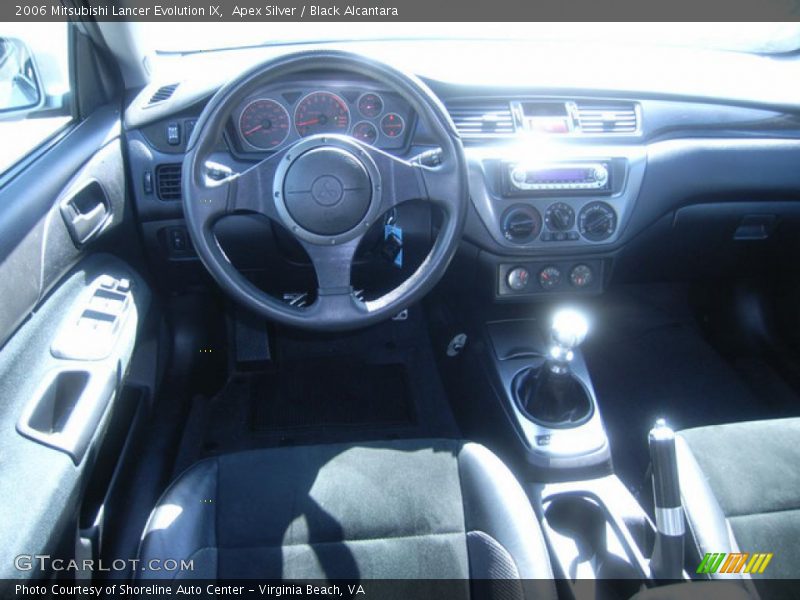 Apex Silver / Black Alcantara 2006 Mitsubishi Lancer Evolution IX