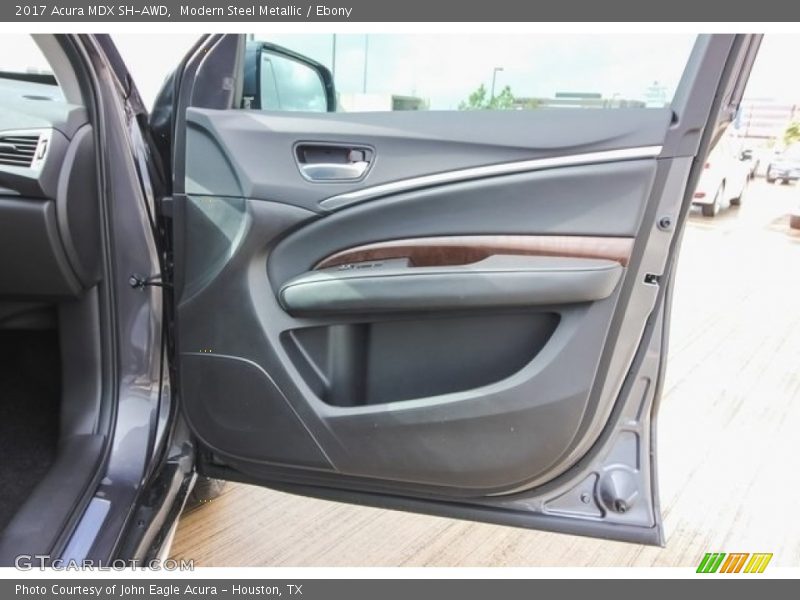 Modern Steel Metallic / Ebony 2017 Acura MDX SH-AWD