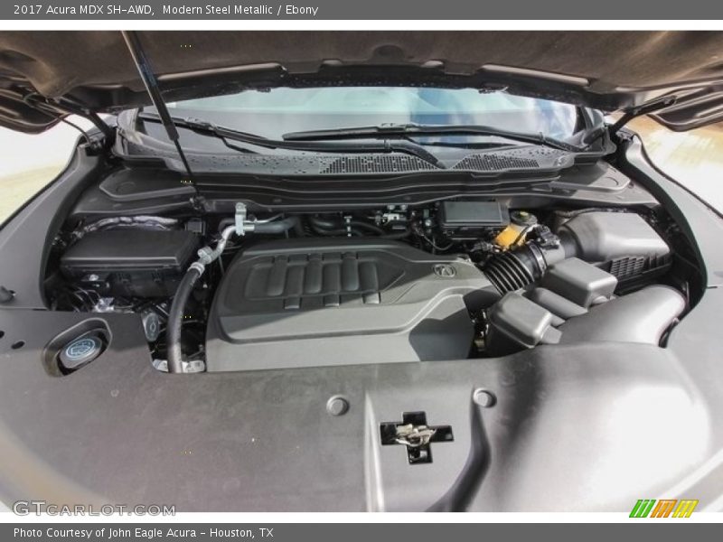 Modern Steel Metallic / Ebony 2017 Acura MDX SH-AWD