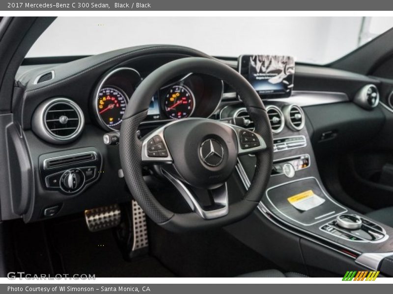 Black / Black 2017 Mercedes-Benz C 300 Sedan
