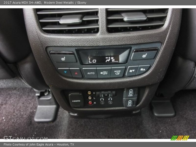 Modern Steel Metallic / Ebony 2017 Acura MDX SH-AWD