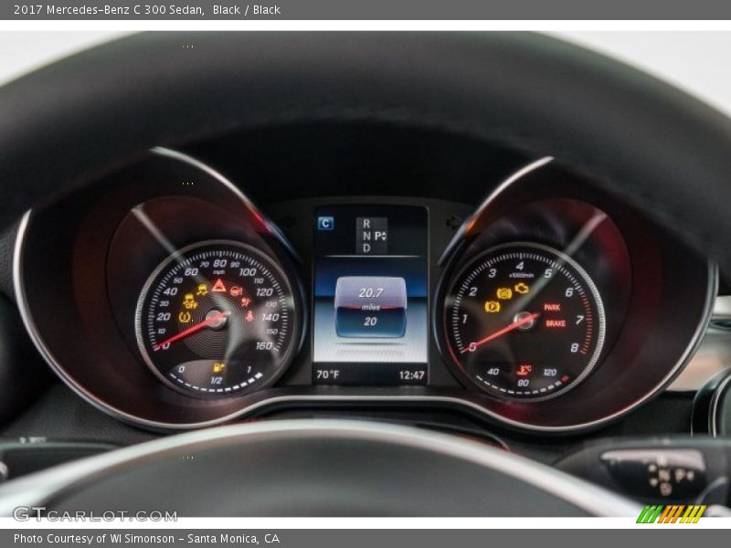 Black / Black 2017 Mercedes-Benz C 300 Sedan