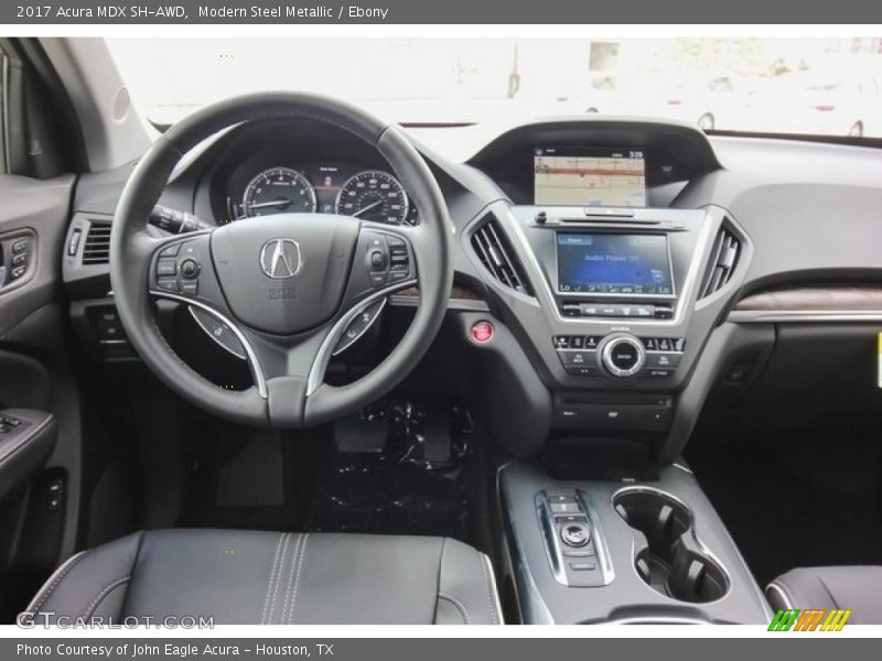 Modern Steel Metallic / Ebony 2017 Acura MDX SH-AWD