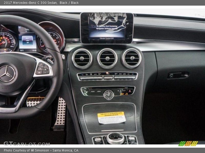 Black / Black 2017 Mercedes-Benz C 300 Sedan