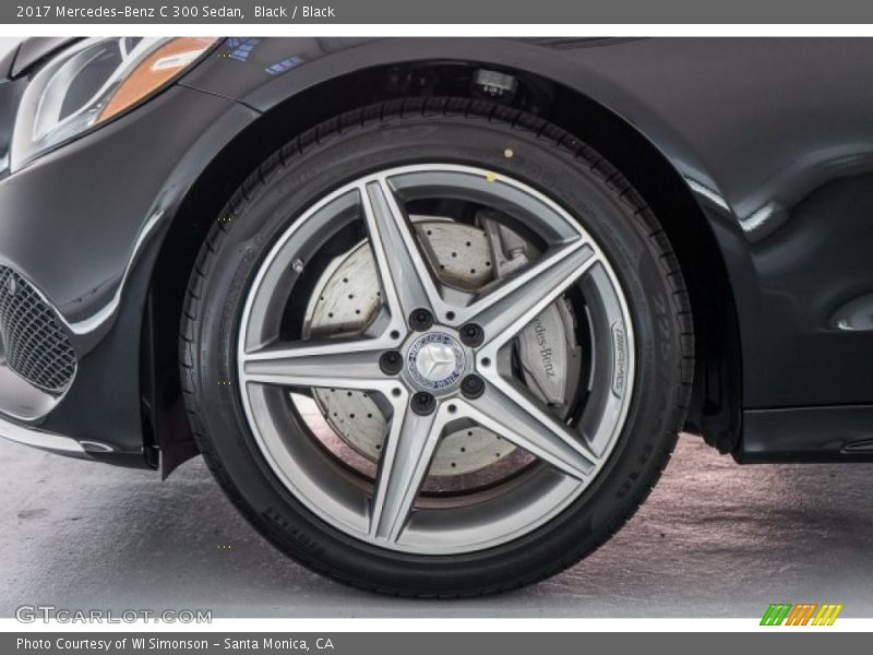 Black / Black 2017 Mercedes-Benz C 300 Sedan