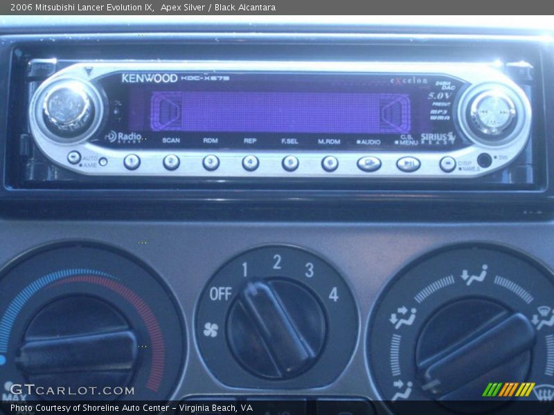 Apex Silver / Black Alcantara 2006 Mitsubishi Lancer Evolution IX