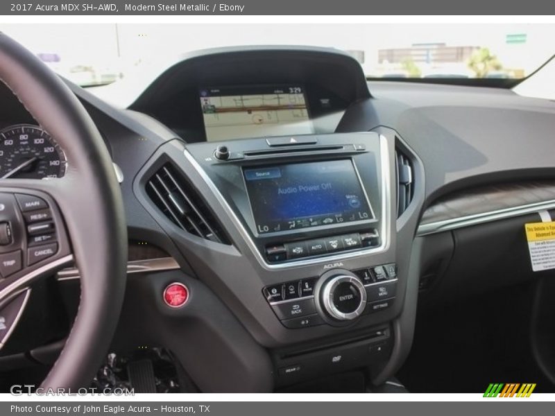 Modern Steel Metallic / Ebony 2017 Acura MDX SH-AWD