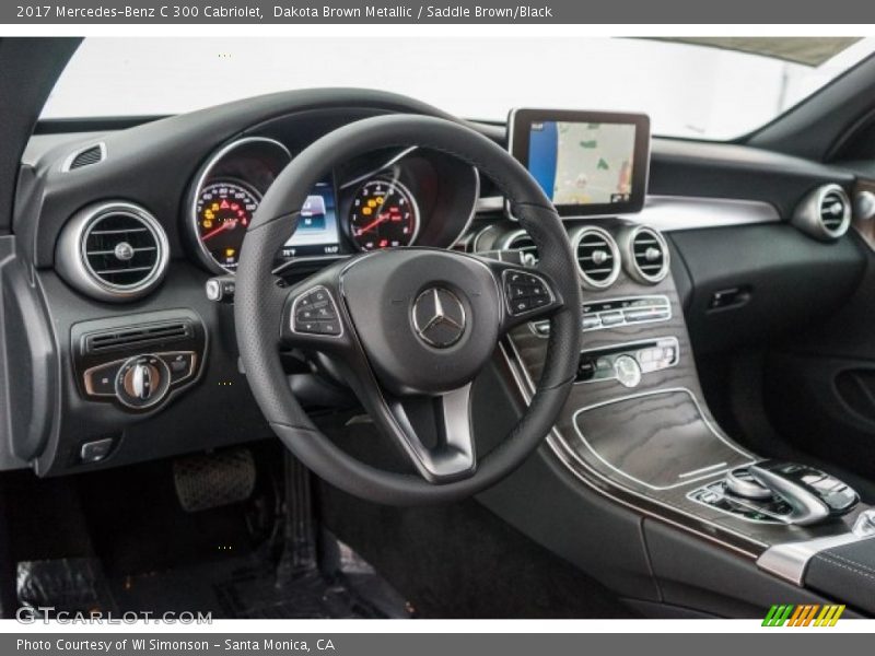 Dakota Brown Metallic / Saddle Brown/Black 2017 Mercedes-Benz C 300 Cabriolet