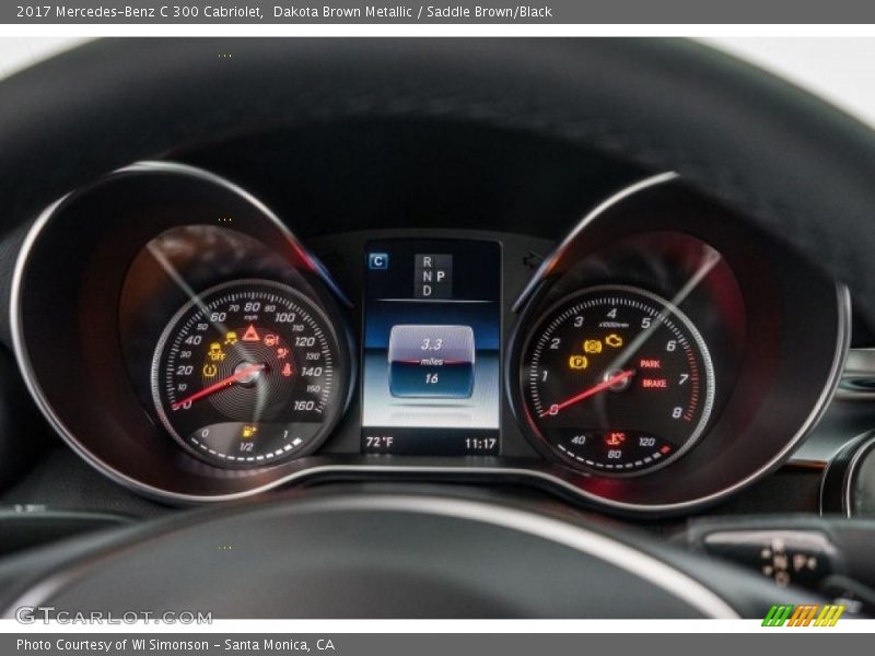  2017 C 300 Cabriolet 300 Cabriolet Gauges