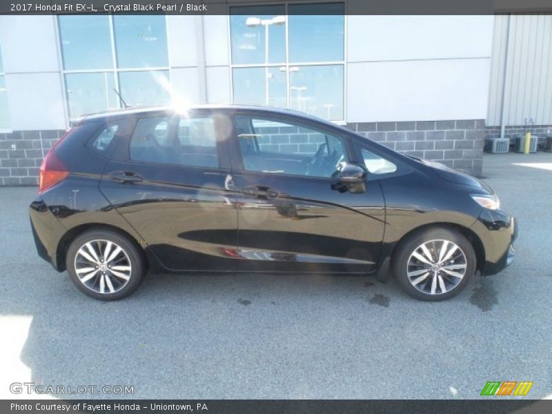 Crystal Black Pearl / Black 2017 Honda Fit EX-L