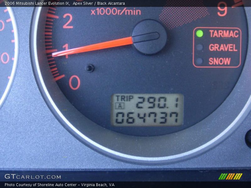 Apex Silver / Black Alcantara 2006 Mitsubishi Lancer Evolution IX