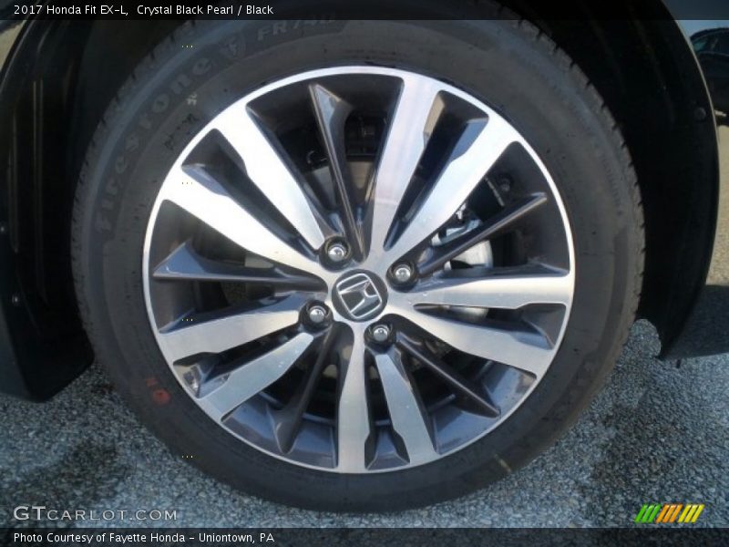 Crystal Black Pearl / Black 2017 Honda Fit EX-L