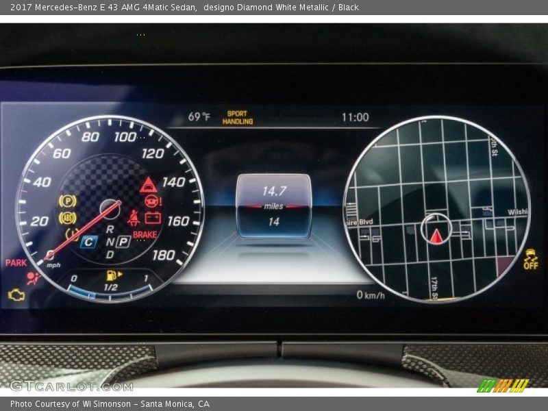  2017 E 43 AMG 4Matic Sedan 43 AMG 4Matic Sedan Gauges