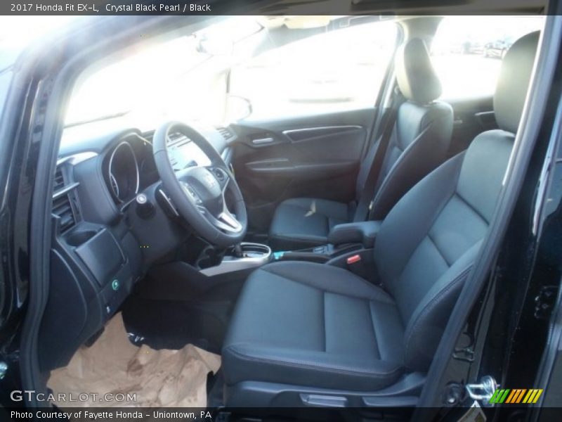 Crystal Black Pearl / Black 2017 Honda Fit EX-L