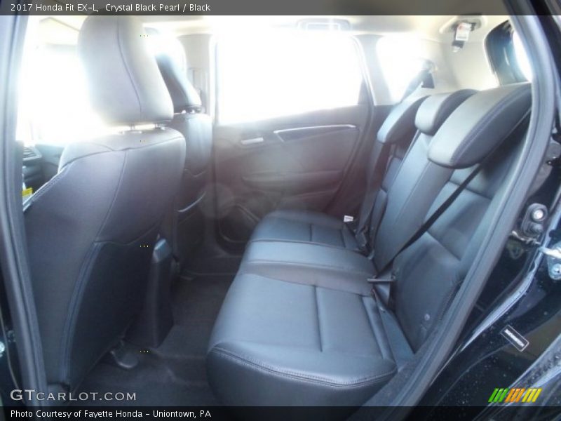 Crystal Black Pearl / Black 2017 Honda Fit EX-L