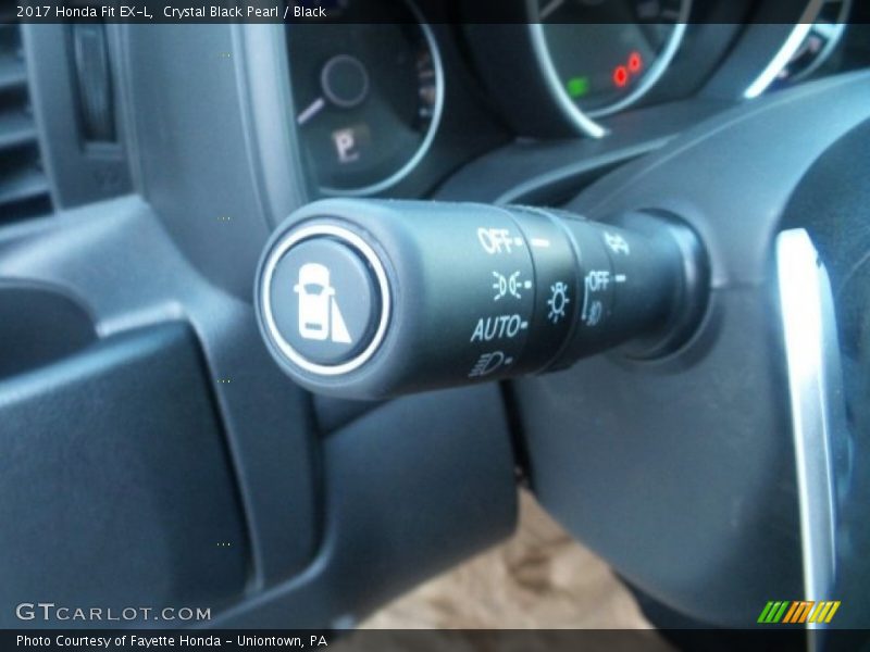 Crystal Black Pearl / Black 2017 Honda Fit EX-L
