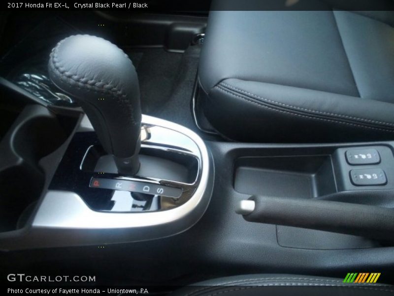 Crystal Black Pearl / Black 2017 Honda Fit EX-L