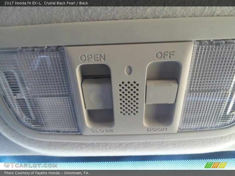 Crystal Black Pearl / Black 2017 Honda Fit EX-L