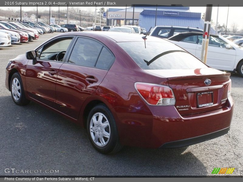 Venetian Red Pearl / Black 2016 Subaru Impreza 2.0i 4-door