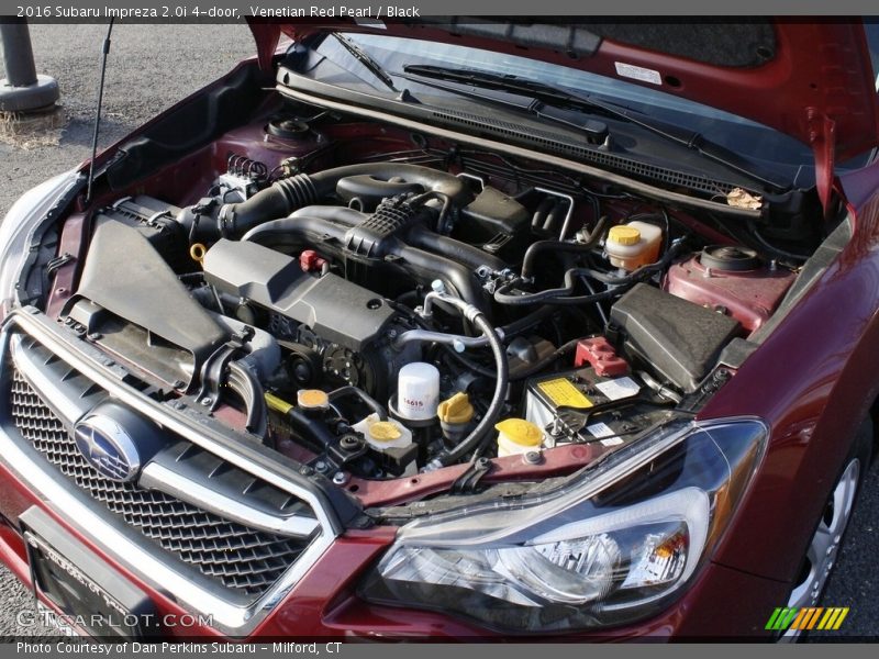 Venetian Red Pearl / Black 2016 Subaru Impreza 2.0i 4-door
