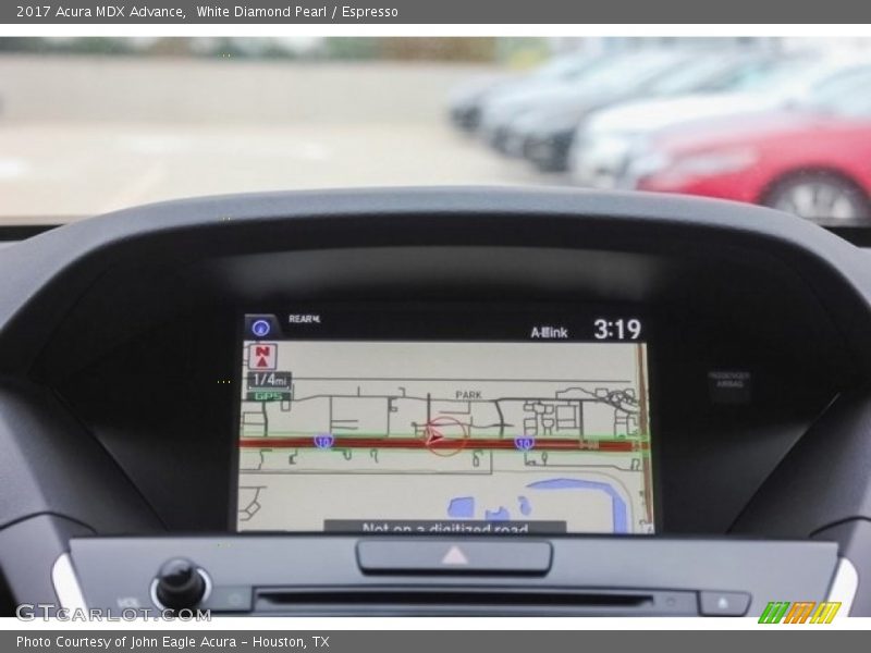 White Diamond Pearl / Espresso 2017 Acura MDX Advance