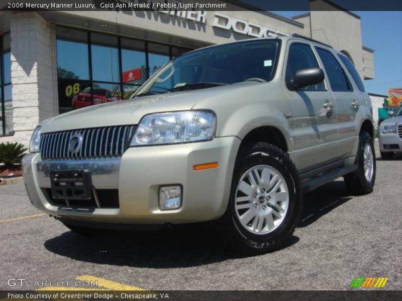 Gold Ash Metallic / Pebble/Light Parchment 2006 Mercury Mariner Luxury