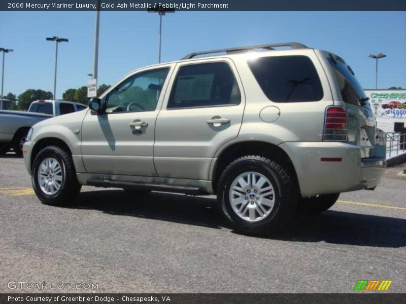 Gold Ash Metallic / Pebble/Light Parchment 2006 Mercury Mariner Luxury